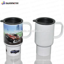 16oz Foodgrade Polymer Sublimation Travel Mug/blank sublimation mug/white sublimation mug